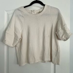 Madewell cream t shirt